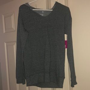 Kohls brand grey hoodie ..soft! Brand new
